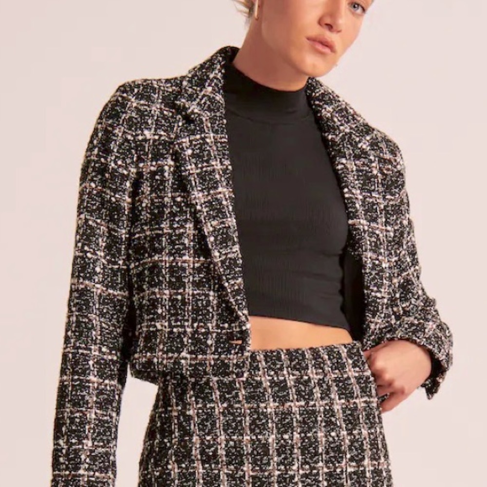 Abercrombie Tweed Blazer NWT